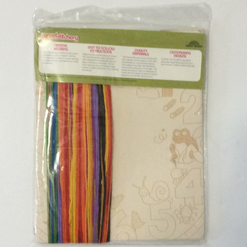 Sunset Stitchery Vintage 1981 Chad Davenport My Clock Sampler Kit #2619 - Picture 7 of 8